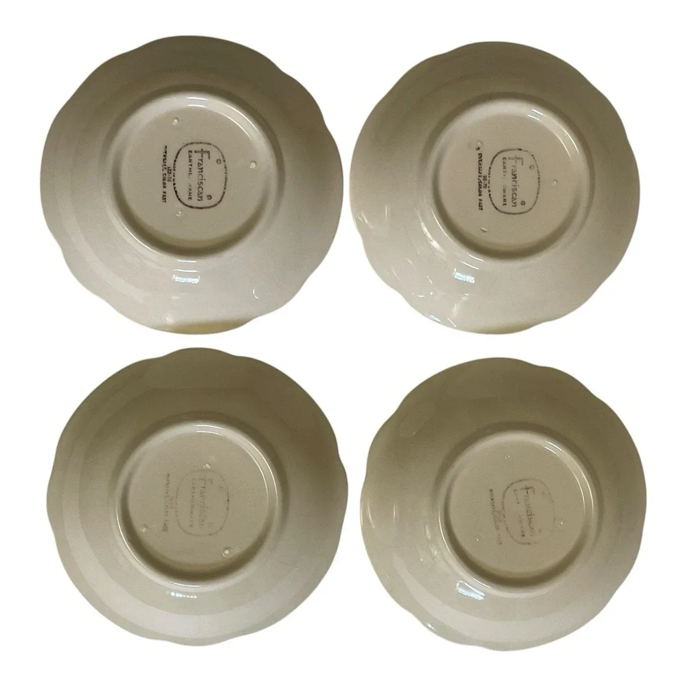 Franciscan Desert Rose Stoneware 20 Piece Set- Fruit, Bread, Salad, Dinner, Soup